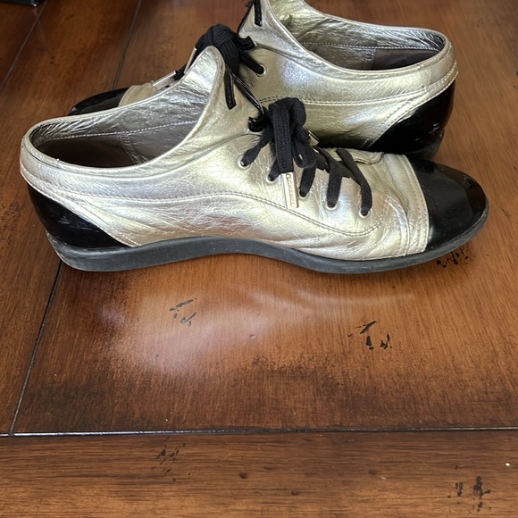 Chanel toecap gold and black sneakers size 41 - Picture 6 of 8